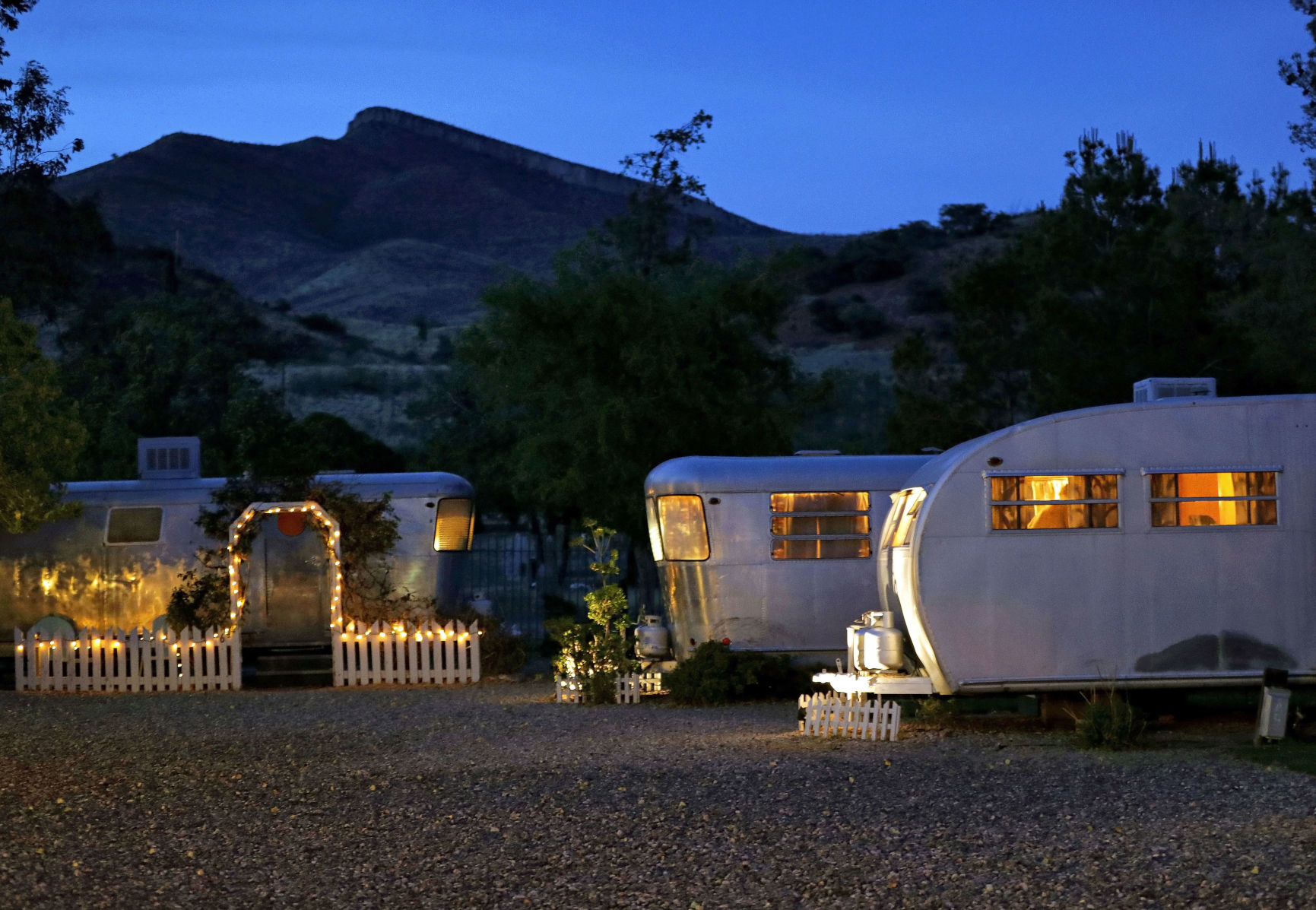 Vintage trailer court